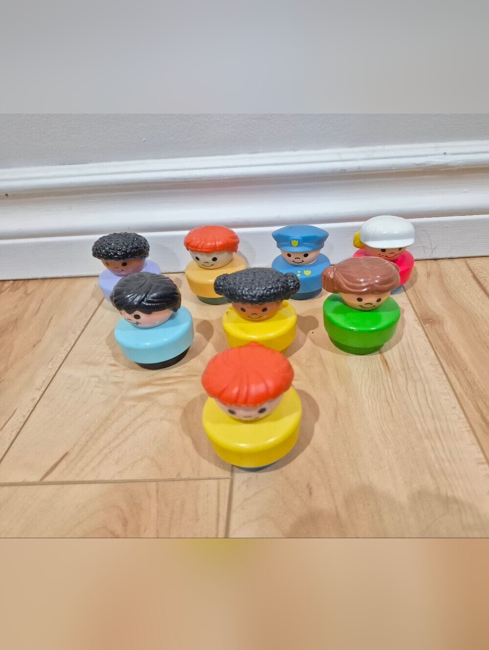 8 Fisher Price Chunky Little People from the 1990's